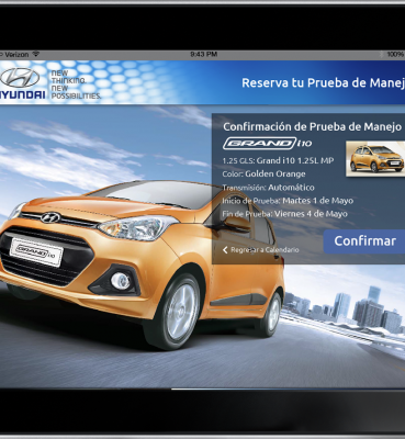 APP HYUNDAI RESERVA PRUEBA DE MANEJO