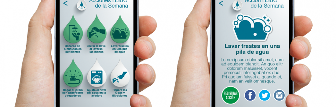 APP HSBC PROGRAMA POR EL AGUA