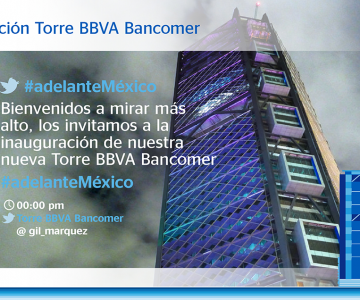 TWEET WALL TORRE BBVA BANCOMER