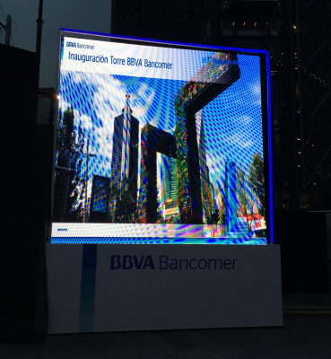 TWEET WALL TORRE BBVA BANCOMER